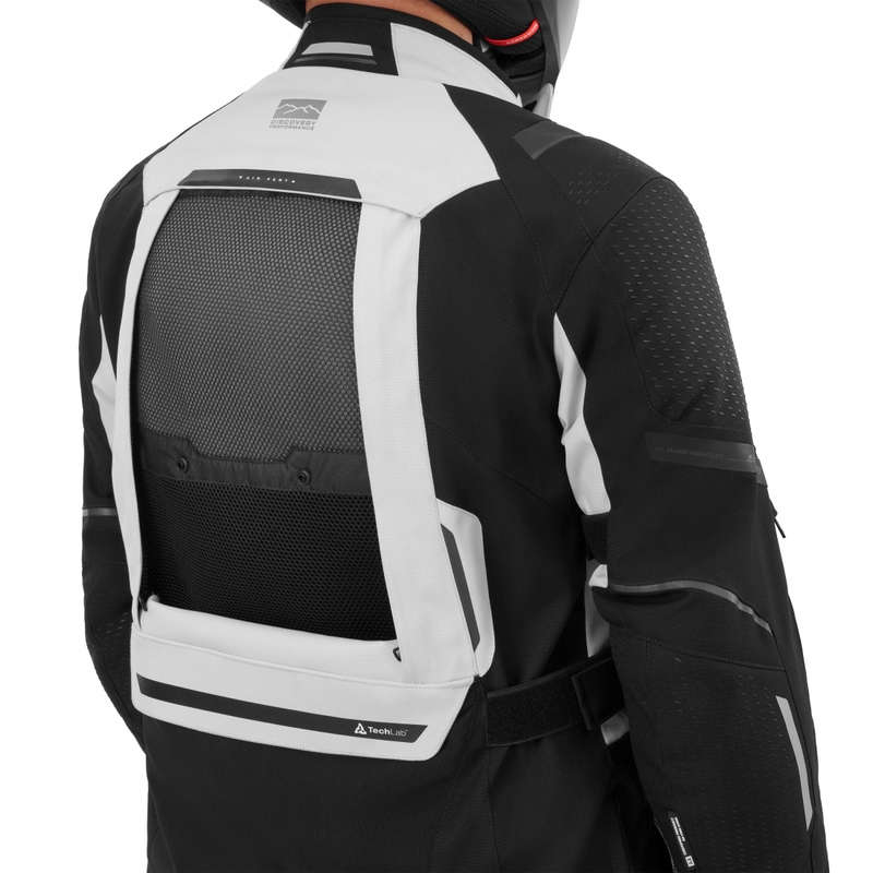 Giacca da moto Shima Hero 3.0 grigio-giallo fluo