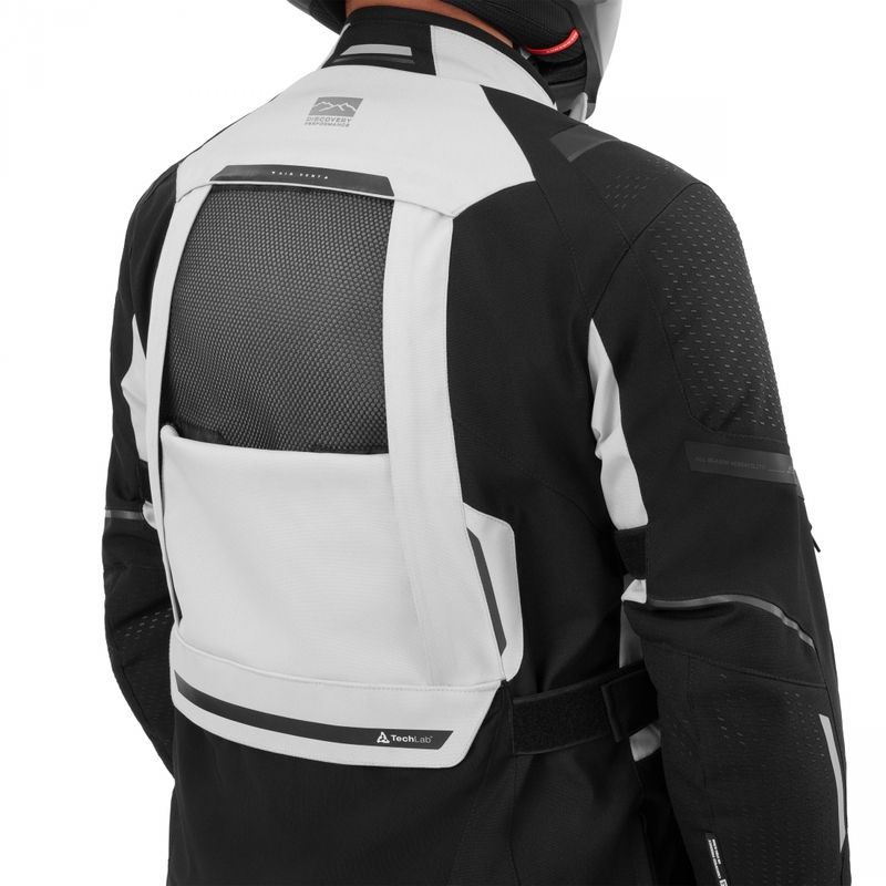 Giacca da moto Shima Hero 3.0 grigio-giallo fluo