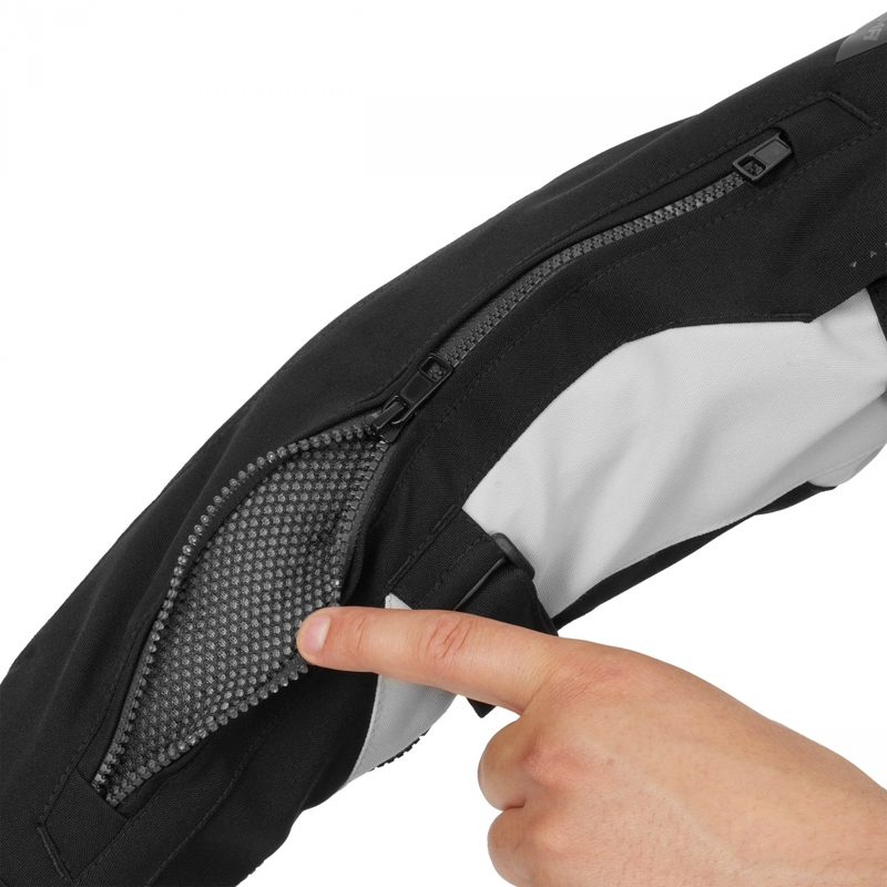Giacca da moto Shima Hero 3.0 grigio-giallo fluo