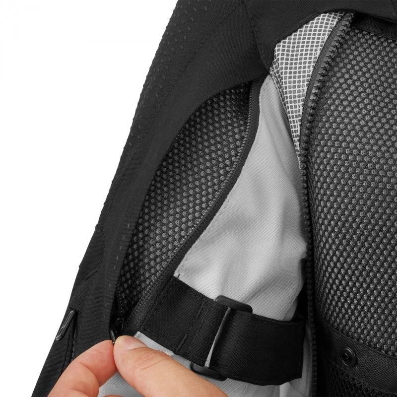 Giacca da moto Shima Hero 3.0 grigio-giallo fluo