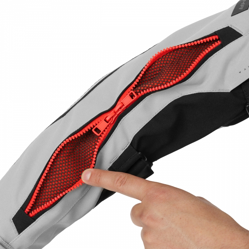 Giacca da moto Shima Hero 3.0 grigio-rossa