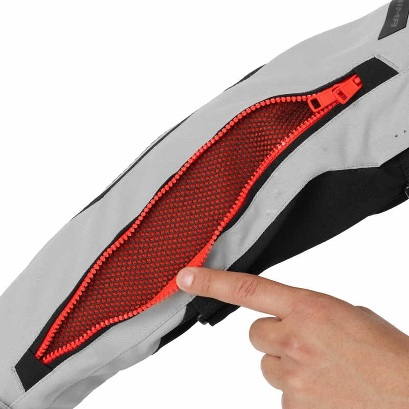 Giacca da moto Shima Hero 3.0 grigio-rossa