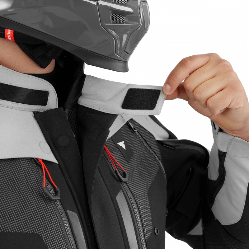 Giacca da moto Shima Hero 3.0 grigio-rossa