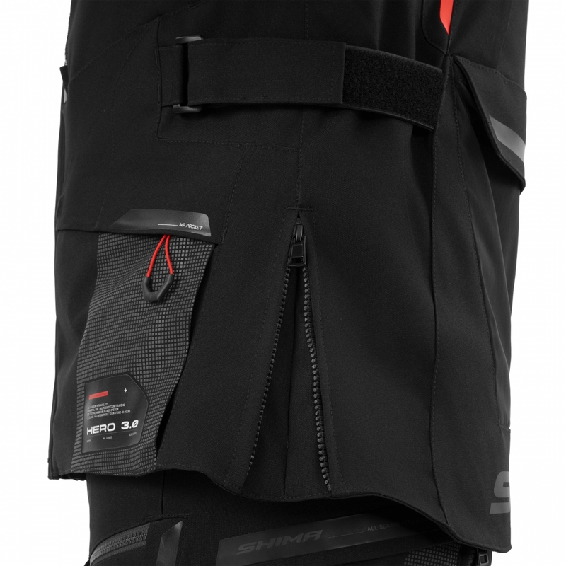 Giacca da moto Shima Hero 3.0 grigio-rossa
