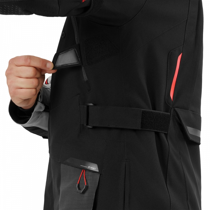 Giacca da moto Shima Hero 3.0 grigio-rossa