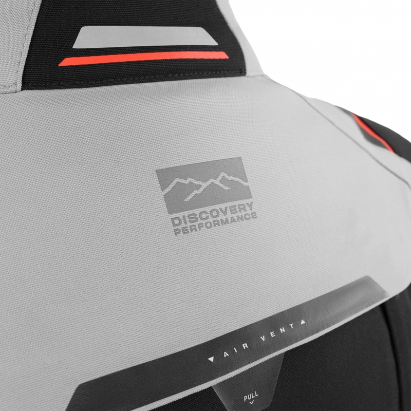 Giacca da moto Shima Hero 3.0 grigio-rossa