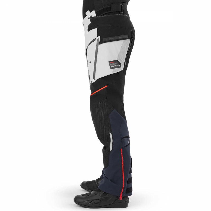 Pantaloni da moto Shima Hero 3.0 grigio-blu