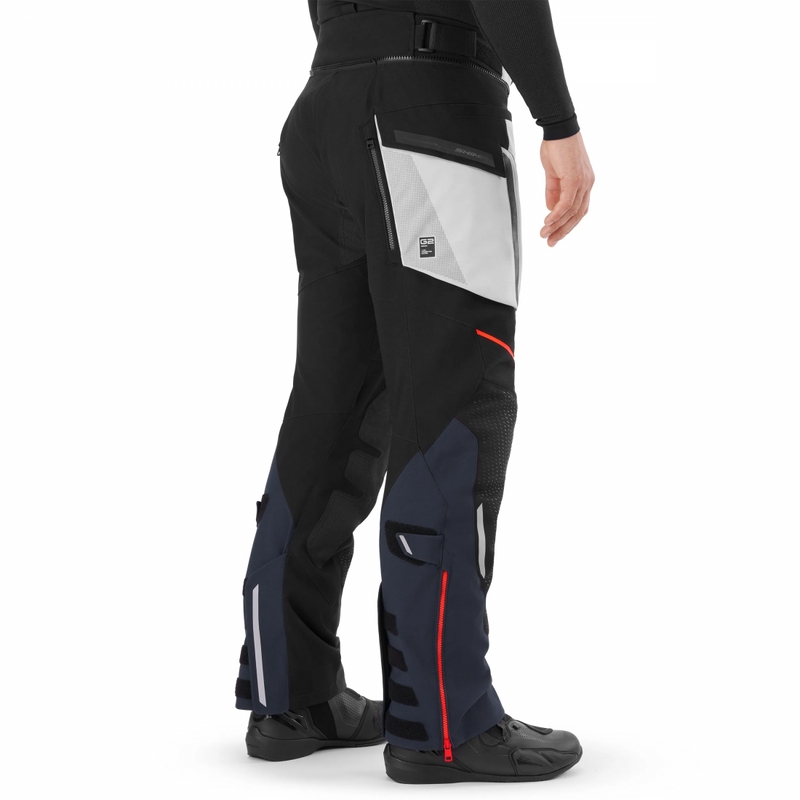 Pantaloni da moto Shima Hero 3.0 grigio-blu