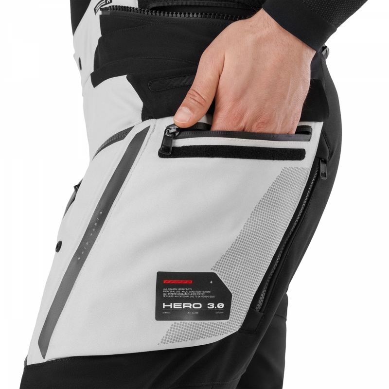 Pantaloni da moto Shima Hero 3.0 grigio-blu