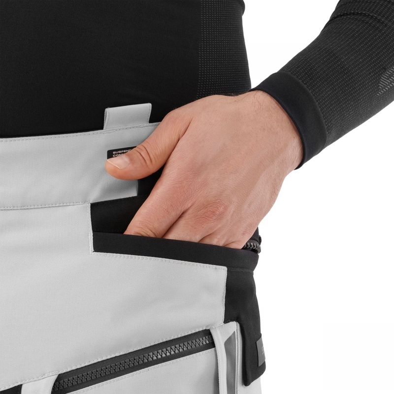 Pantaloni da moto Shima Hero 3.0 grigio-blu