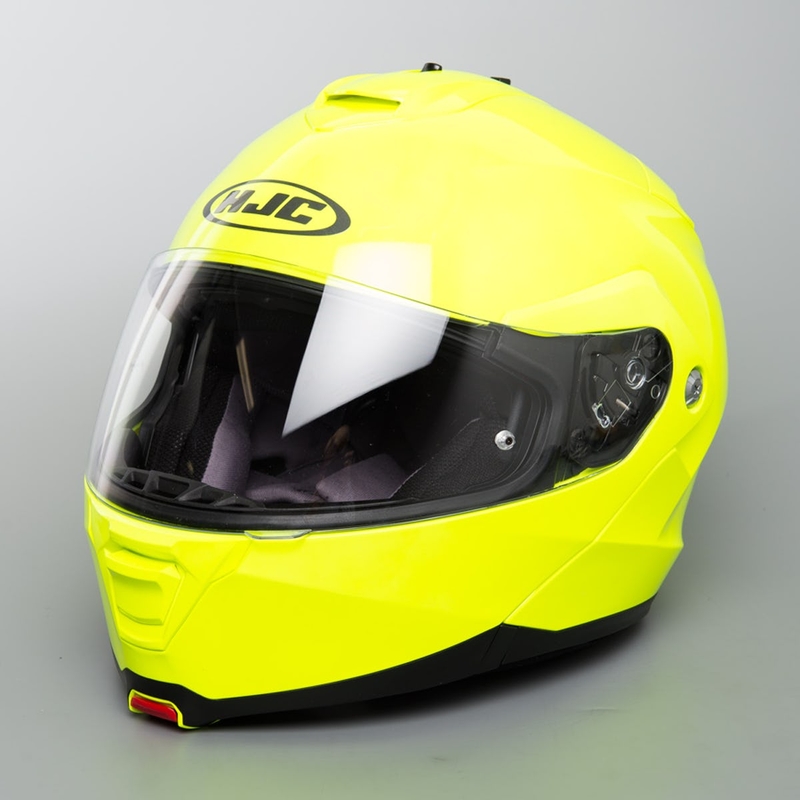 Vyklápěcí přilba na motorku HJC IS-MAX II fluo zelená