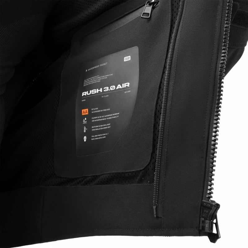 Giacca da moto Shima Rush 3.0 Air nera