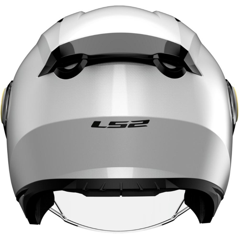 Casco da moto aperto per bambini LS2 OF622 Funny II, colore bianco tinta unita
