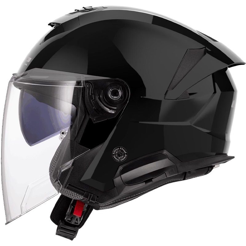 Casco da moto aperto LS2 OF618 Verso II Nero lucido