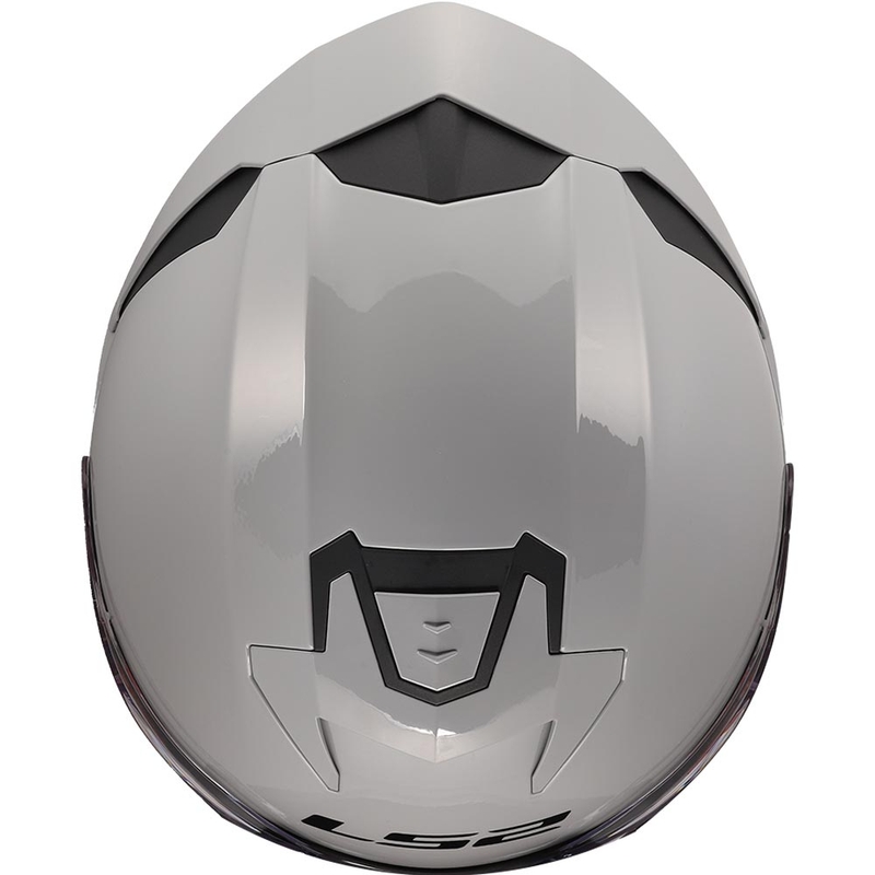 Casco da moto aperto LS2 OF618 Verso II Grigio nardo tinta unita