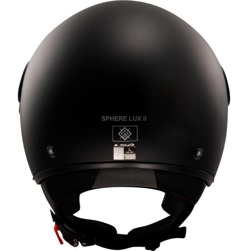 Casco da moto aperto LS2 OF558 Sphere Lux II, nero opaco.