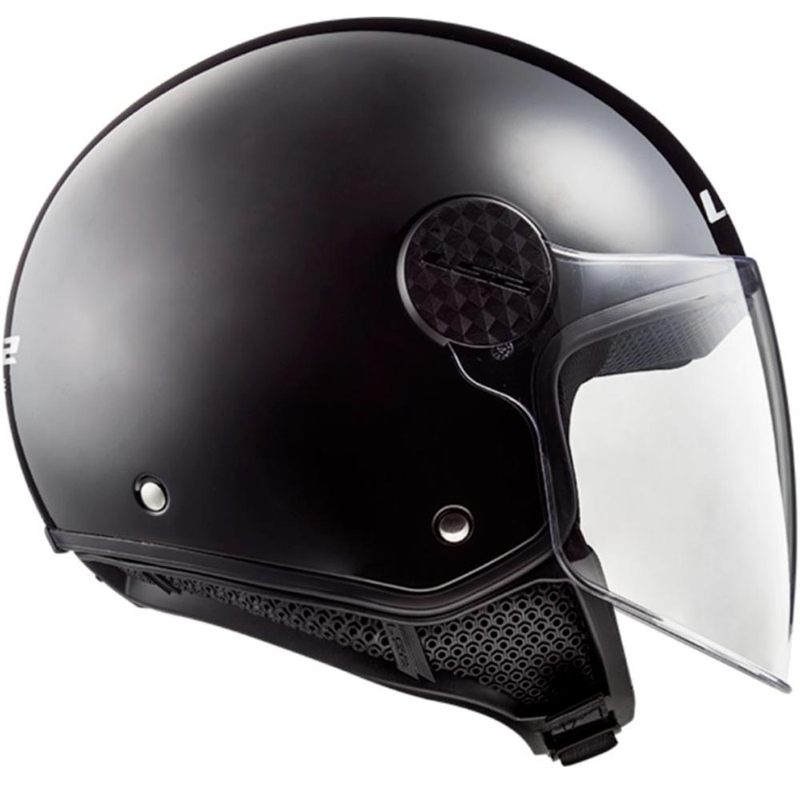 Casco da moto aperto LS2 OF558 Sphere II, nero opaco.