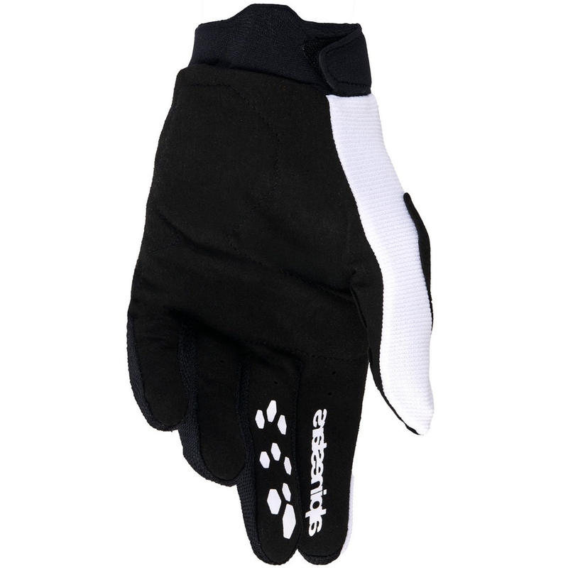 Guanti da motocross da donna Alpinestars Stella Full Bore V2 Bianco-Rosa Fluo-Nero