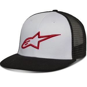 Alpinestars Corp Cappello Trucker bianco-nero-rosso