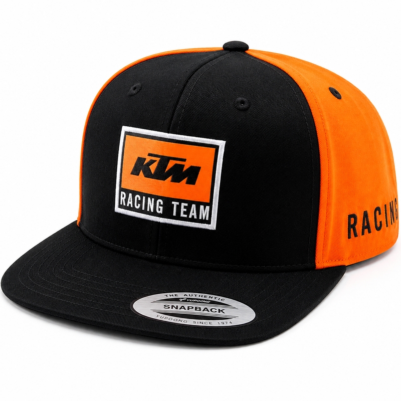 KTM Kids Team Cappello piatto OS nero-arancio