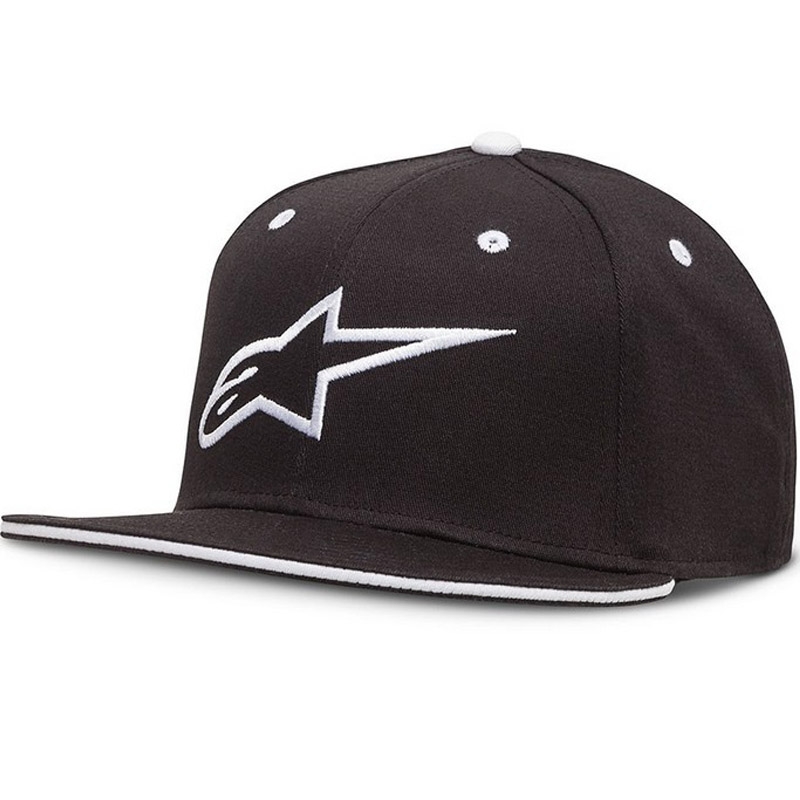Alpinestars Ageless Flatbill Cap Nero e Bianco