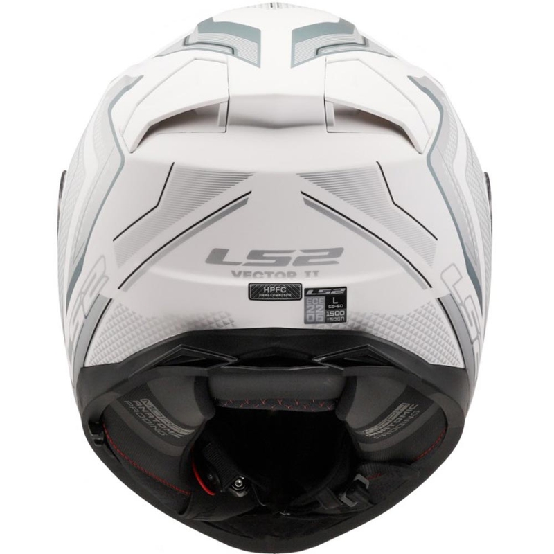 Casco integrale da moto LS2 FF811 Vector II Alizer bianco opaco
