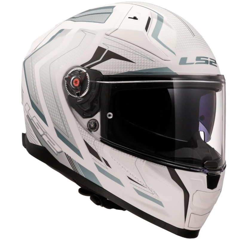 Casco integrale da moto LS2 FF811 Vector II Alizer bianco opaco