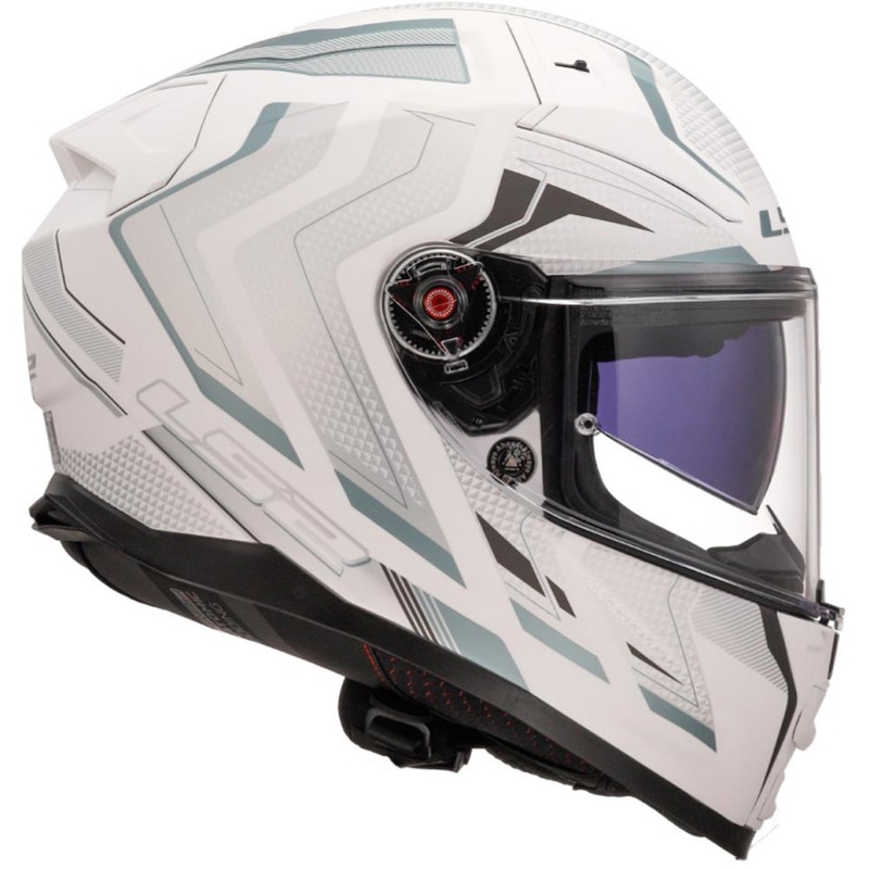 Casco integrale da moto LS2 FF811 Vector II Alizer bianco opaco