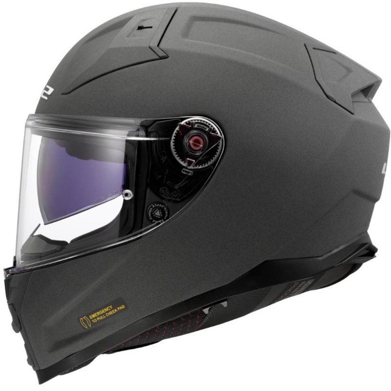 Casco integrale da moto LS2 FF811 Vector II grigio cemento.