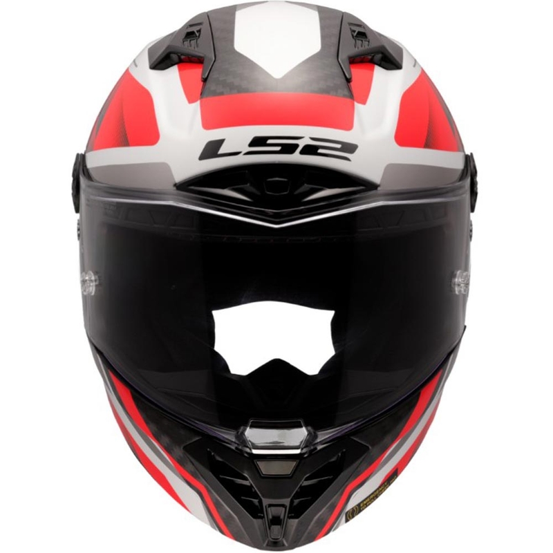 Casco integrale da moto LS2 FF805 Thunder C GP Aero Raute bianco-rosso