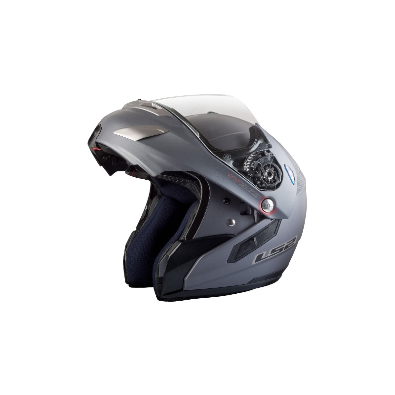 Vyklápěcí přilba na motorku LS2 Delta titanová