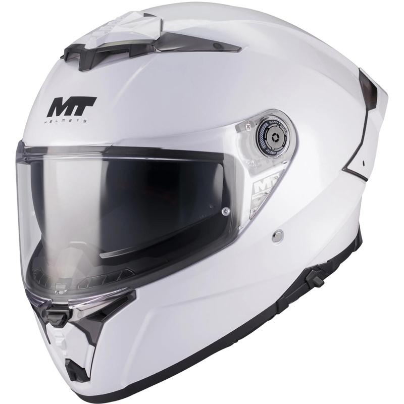 Casco integrale da moto MT Thunder 4 R Pure A0 bianco