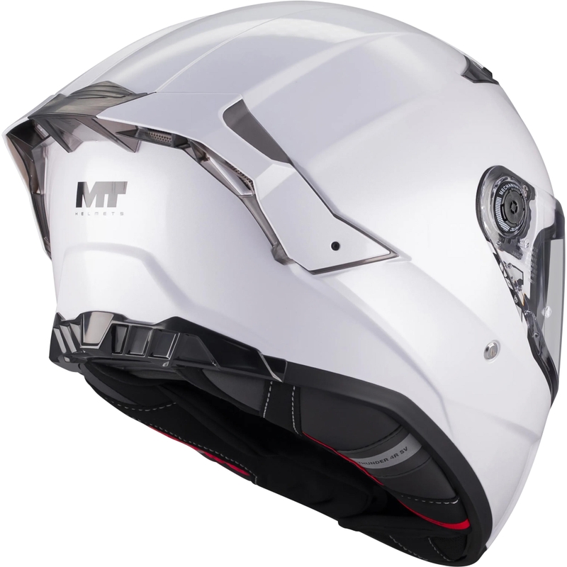Casco integrale da moto MT Thunder 4 R Pure A0 bianco