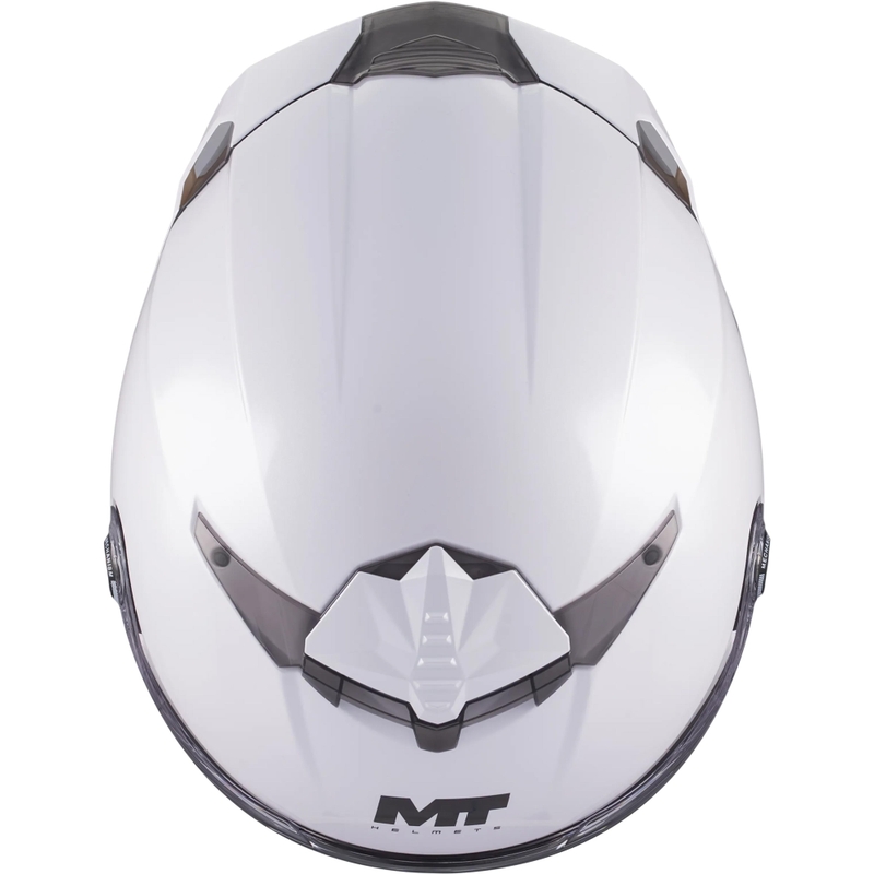 Casco integrale da moto MT Thunder 4 R Pure A0 bianco