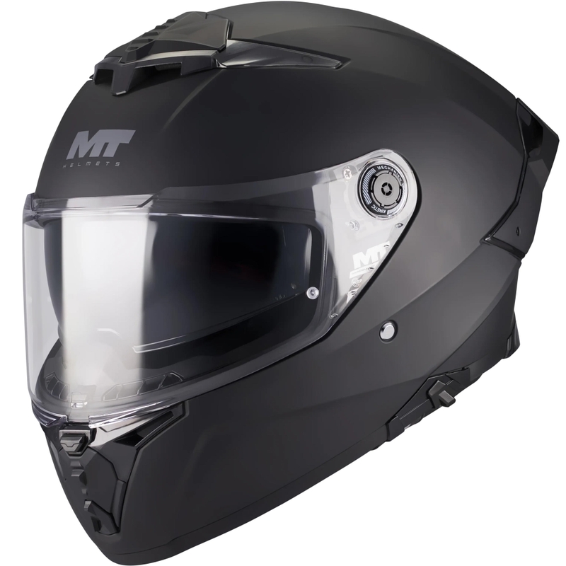Casco integrale da moto MT Thunder 4 R Pure A1 nero opaco