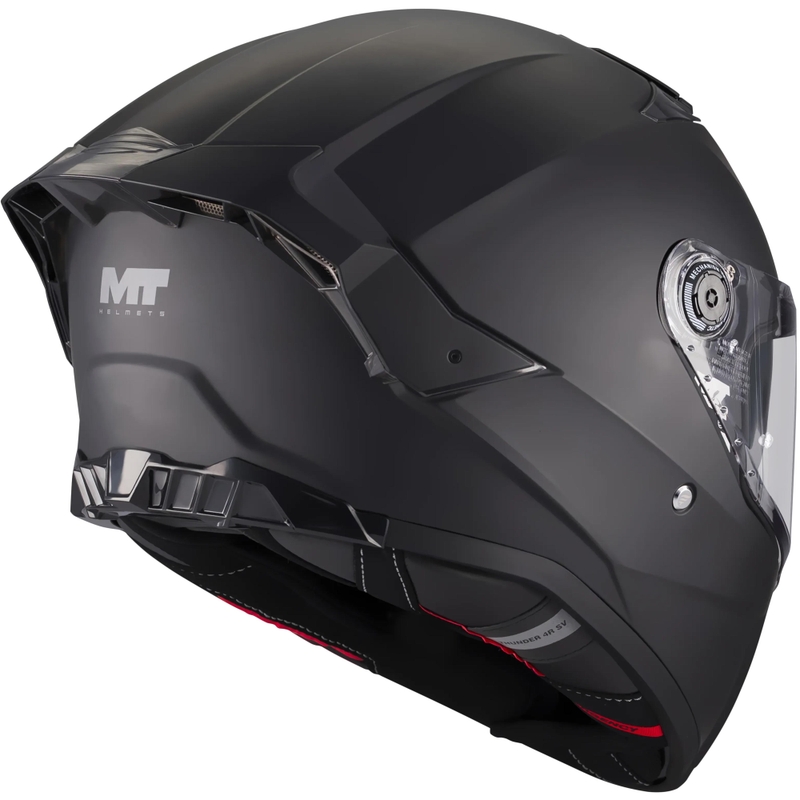 Casco integrale da moto MT Thunder 4 R Pure A1 nero opaco