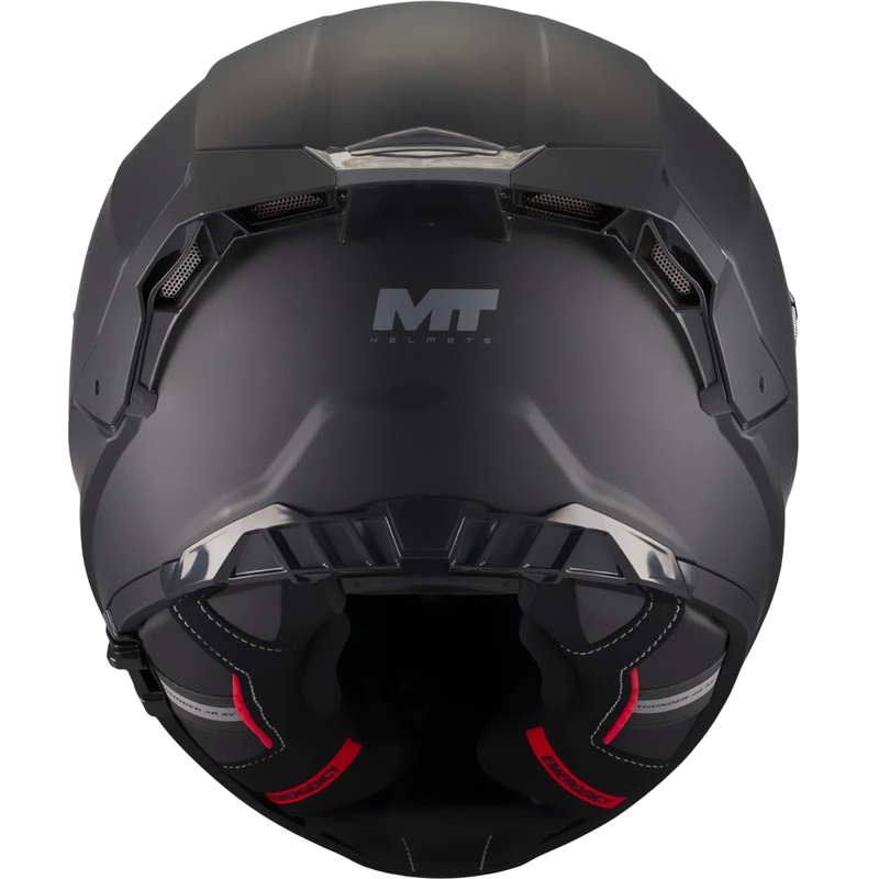Casco integrale da moto MT Thunder 4 R Pure A1 nero opaco
