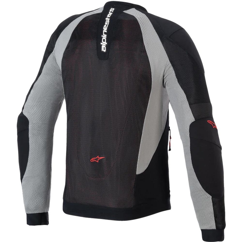 Giacca da moto Alpinestars TROOP-AIR PRO nero-grigio chiaro-rosso