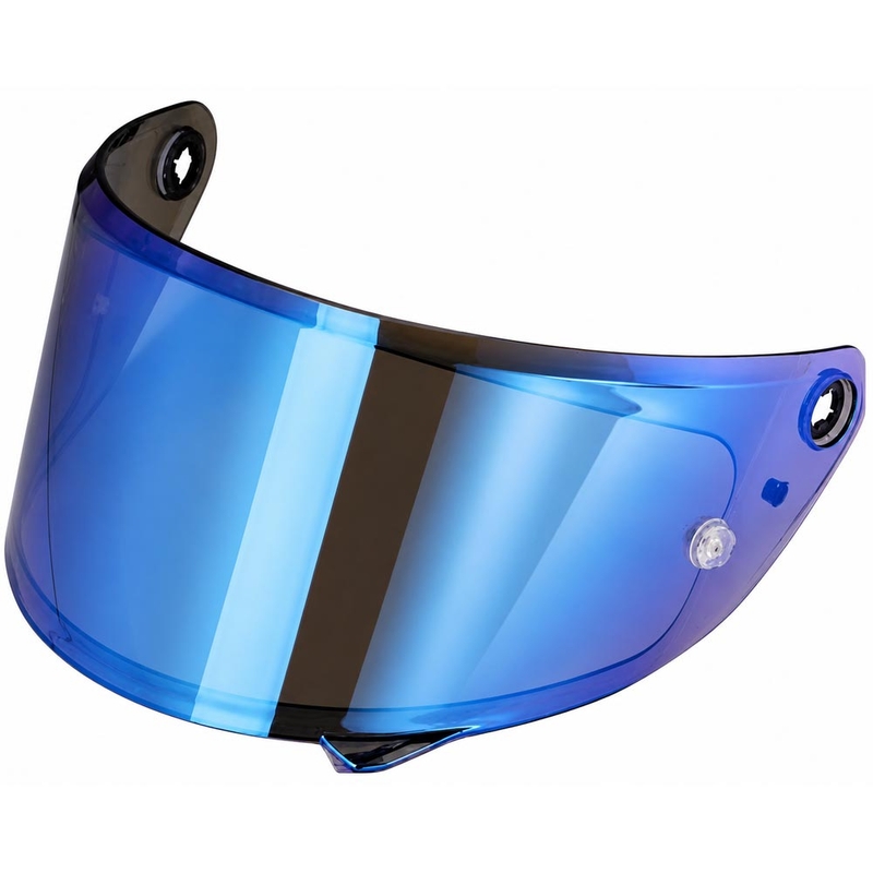 Visiera Pinlock HJC HJ-50 per caschi Y10, colore blu a specchio.