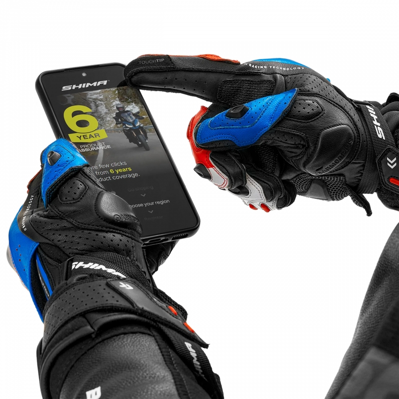 Guanti da moto Shimano RS-3 blu
