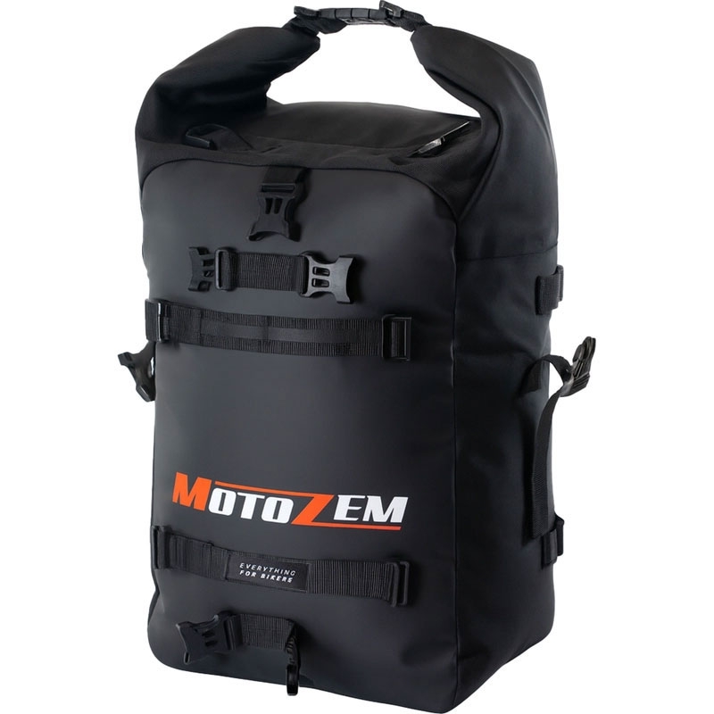 Borsa da moto impermeabile MotoZem DryBag nera 27,5 l
