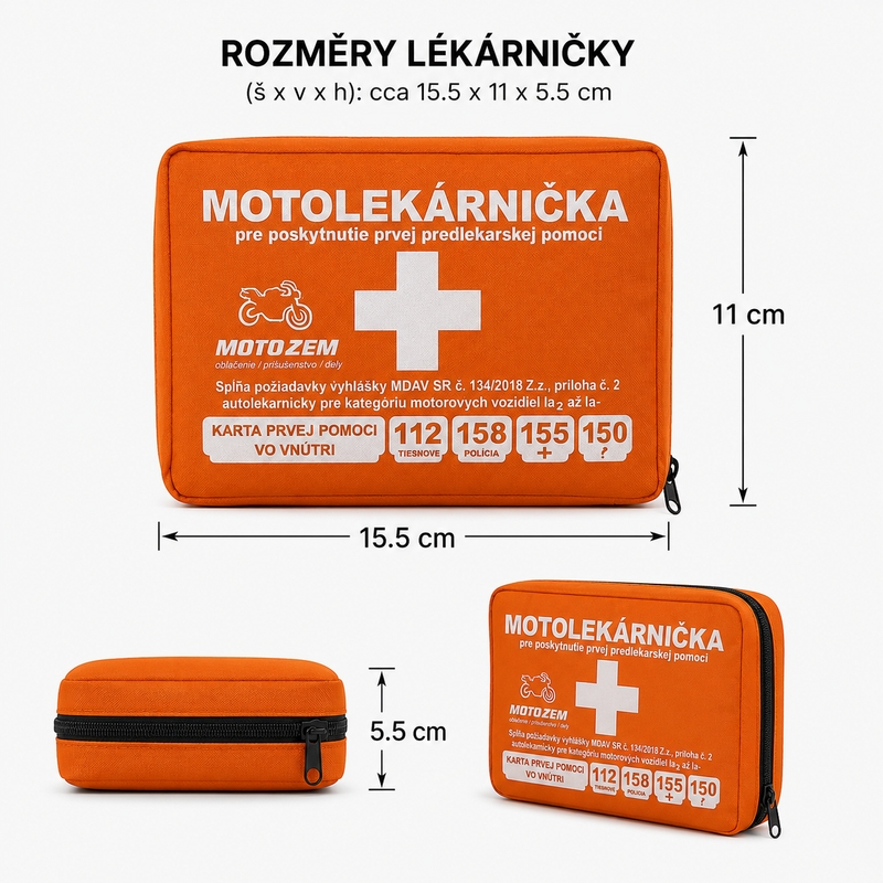 Kit di pronto soccorso per motociclisti SK compatto