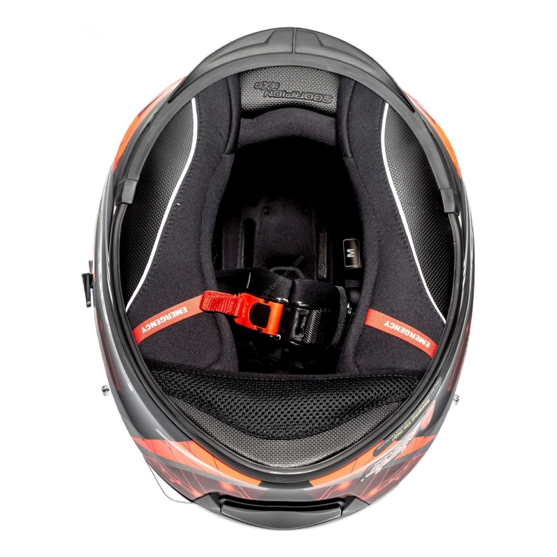 Integrální přilba Scorpion EXO-510 Air Clarus černo-červená