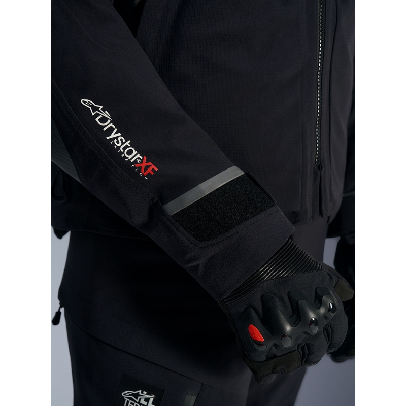 Giacca da moto Alpinestars Andes PRO Drystar XF nera-grigio scuro