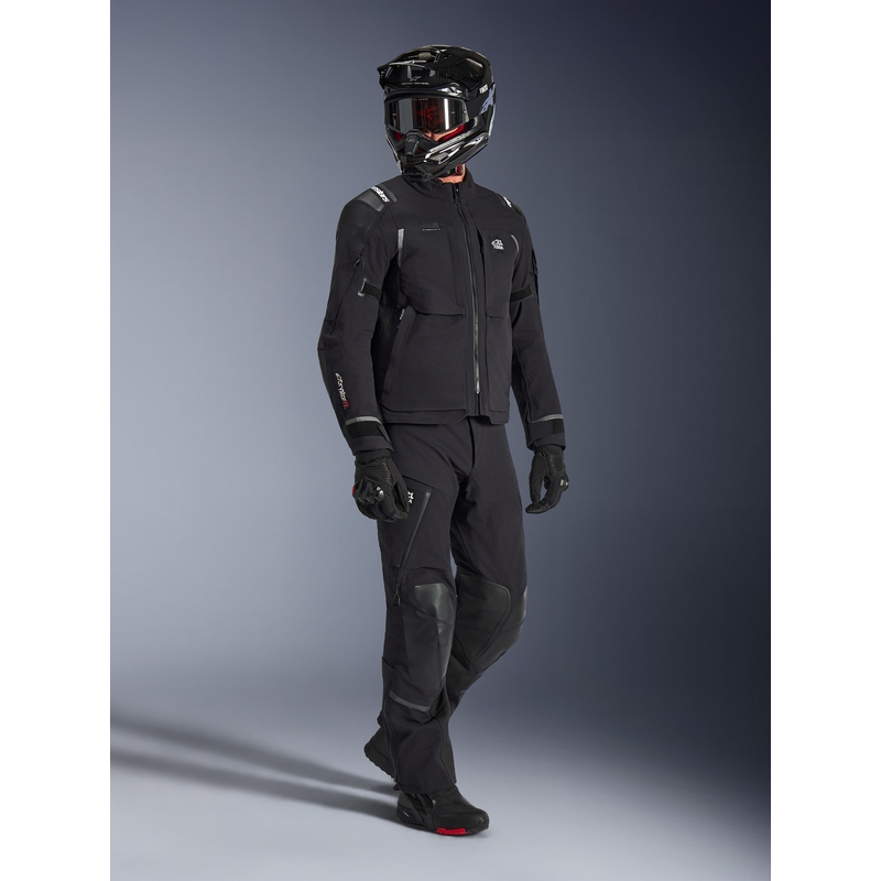 Giacca da moto Alpinestars Andes PRO Drystar XF nera-grigio scuro