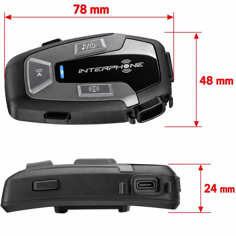 Cuffie Bluetooth Interphone U-COM6R - Confezione doppia
