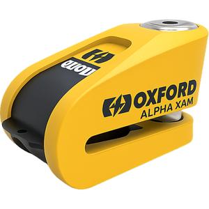 Antifurto per freno a disco Oxford Alpha Alarm XA14 giallo-nero