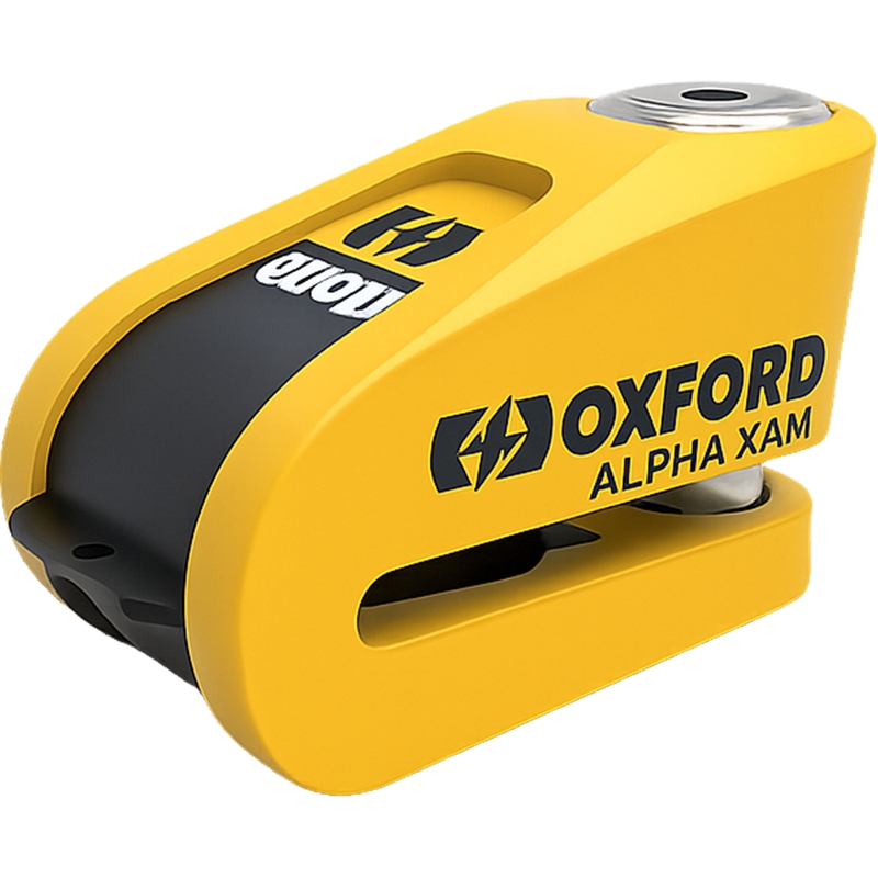 Antifurto per freno a disco Oxford Alpha Alarm XA14 giallo-nero