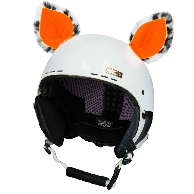 Orecchie a caschetto Cat arancione neon