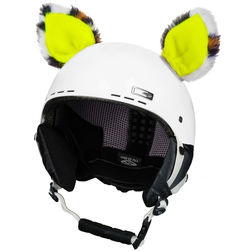 Orecchie a caschetto Cat giallo neon